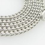 Mens White-Gold Franco Link Chain Length - 16 inches Width - 1.5mm 2