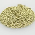 10K Yellow Gold rope chain GC16 2