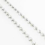 Ladies .925 Italian Sterling Silver Moon Cut Link Chain Length - 18 inches Width - 2mm 4