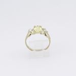 10k Yellow Gold Syntetic yellow gemstone ring ajr2 Size: 8 2