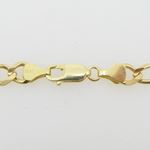 Mens 10k Yellow Gold figaro cuban mariner link bracelet AGMBRP30 8 inches long and 7mm wide 4