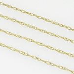 10K Yellow Gold double cable chain GC26 2