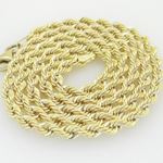 10K Yellow Gold rope chain GC11 2