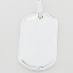 Plain dog tag pendant SB21 57mm tall and 30mm wide 4