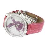 Jacob Co. Pink Band 5 Time Zone Playboy 5.00Ct D-2