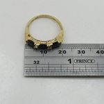 10K Yellow Gold womens gemstone ring ASVJ12 4