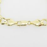 Mens 10k Yellow Gold figaro cuban mariner link bracelet AGMBRP29 8.5 inches long and 10mm wide 4