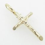 Mens 10K Yellow Gold jesus cross Length - 1.22 inches Width - 16mm 2