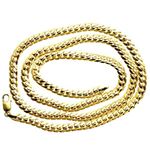 10K YELLOW Gold SOLID ITALY MIAMI CUBAN Chain - 32 Inches Long 6.4MM Wide 2