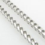 Mens .925 Italian Sterling Silver Franco Link Chain Length - 30 inches Width - 3mm 4