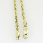 10K Yellow Gold rope chain GC12 4