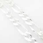 Figaro link chain Necklace Length - 24 inches Width - 9.5mm 4