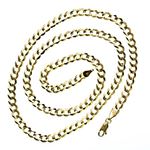 10K YELLOW Gold SOLID ITALY CUBAN Chain - 20 Inches Long 4.8MM Wide 2
