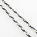 Ladies .925 Italian Sterling Silver Fancy Link Chain Length - 20 inches Width - 1.5mm 4