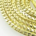Mens Yellow-Gold Franco Link Chain Length - 18 inches Width - 1.5mm 2