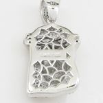 Jesus face cz pendant SB63 41mm tall and 22mm wide 4