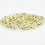 10K Yellow Gold diamond cut figaro chain GC108 2