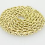 10K Yellow Gold rope chain GC4 2