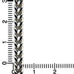 10K WHITE Gold HOLLOW FRANCO Chain - 24 Inches Long 4.5MM Wide 4