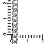 10K WHITE Gold SOLID FRANCO Chain - 28 Inches Long 4MM Wide 4