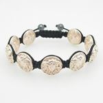 Rose Greek style medusa string bracelet beaded macrame jewelry fashion bead 2