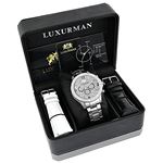 Celebrity Liberty Genuine Diamond Watch for Men 0.5ct Swiss Movt by Luxurman 4
