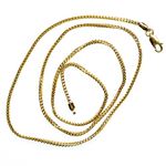10K Diamond Cut Gold SOLID FRANCO Chain - 20 Inches Long 1.7MM Wide 2