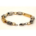 "Cuban Franco Designer Stainless Steel Mens Bracelet GB01