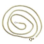 14K Diamond Cut Gold SOLID ITALY CUBAN Chain - 18 Inches Long 2MM Wide 2