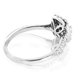 14K Natural 1 Ctw Diamond Engagement Ring Halo C-2