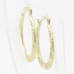 Ladies 10K Gold and .925 Italian Sterling Silver Earrings Stud Hoop Huggie Ball Fashion Dangle Swag 