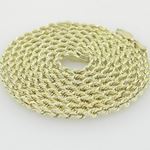 10K Yellow Gold rope chain GC5 2