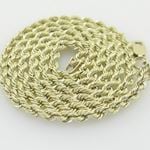 10K Yellow Gold rope chain GC17 2