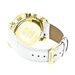 Escalade by Luxurman Mens Watch Real Diamonds 0.25ct Yellow Gold White MOP 2