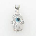 womens bp130 kabbalah evil eye .925 Sterling Silver good luck charm pendant 4