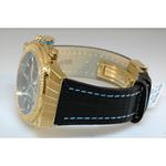 Aqua Master Yellow Gold Mens Diamond Watch Blue Accent Dial 2