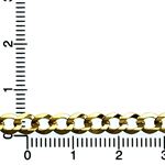 10K YELLOW Gold SOLID ITALY CUBAN Chain - 20 Inches Long 4.8MM Wide 4