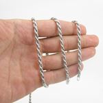 925 Sterling Silver Italian Chain 24 inches long and 4mm wide GSC13 4