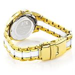 Luxurman Ladies Real Diamond Ceramic Watch 1.25ct White MOP Galaxy Yellow Gold 2