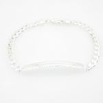 Curb Link ID Bracelet Necklace Length - 7.5 inches Width - 5.5mm 2