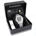 Iced Out Mens Diamond Watch By LUXURMAN 1.25Ct B-4