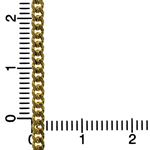 14K YELLOW Gold SOLID ITALY CUBAN Chain - 18 Inches Long 2.6MM Wide 4