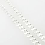 Silver Curb link chain Necklace BDC64 2