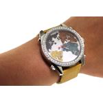 Jacob Co. Yellow Band Five Time Zone World Map 4-4