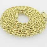 10K Yellow Gold rope chain GC2 2