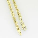 10K Yellow Gold rope chain GC4 4