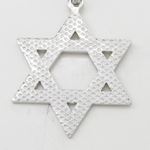 Star of david silver pendant SB57 44mm tall and 26mm wide 4