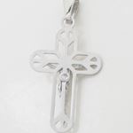 Jesus cut crucifix pendant SB45 36mm tall and 20mm wide 4