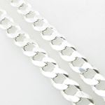 Silver Curb link chain Necklace BDC85 2