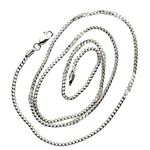 14K WHITE Gold SOLID FRANCO Chain - 22 Inches Long 1.9MM Wide 2